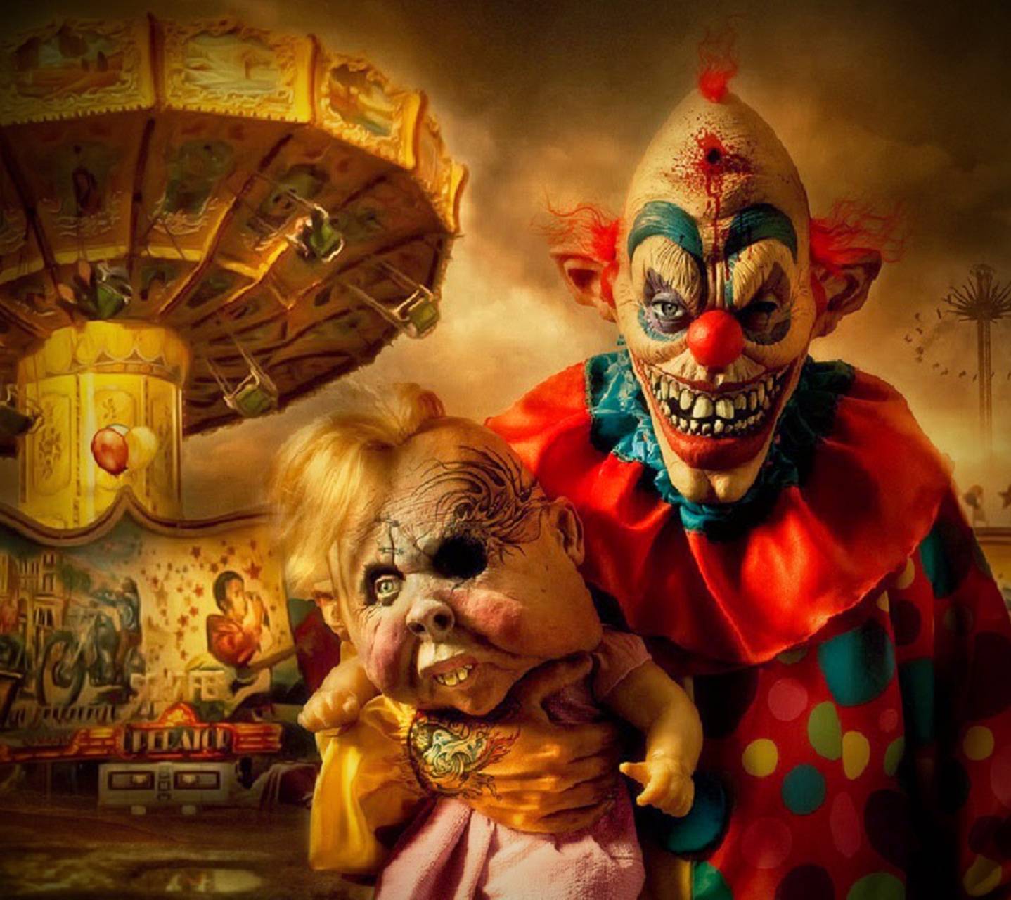 1438x1280 Carnival Time wallpaper by DCLXVI_ .