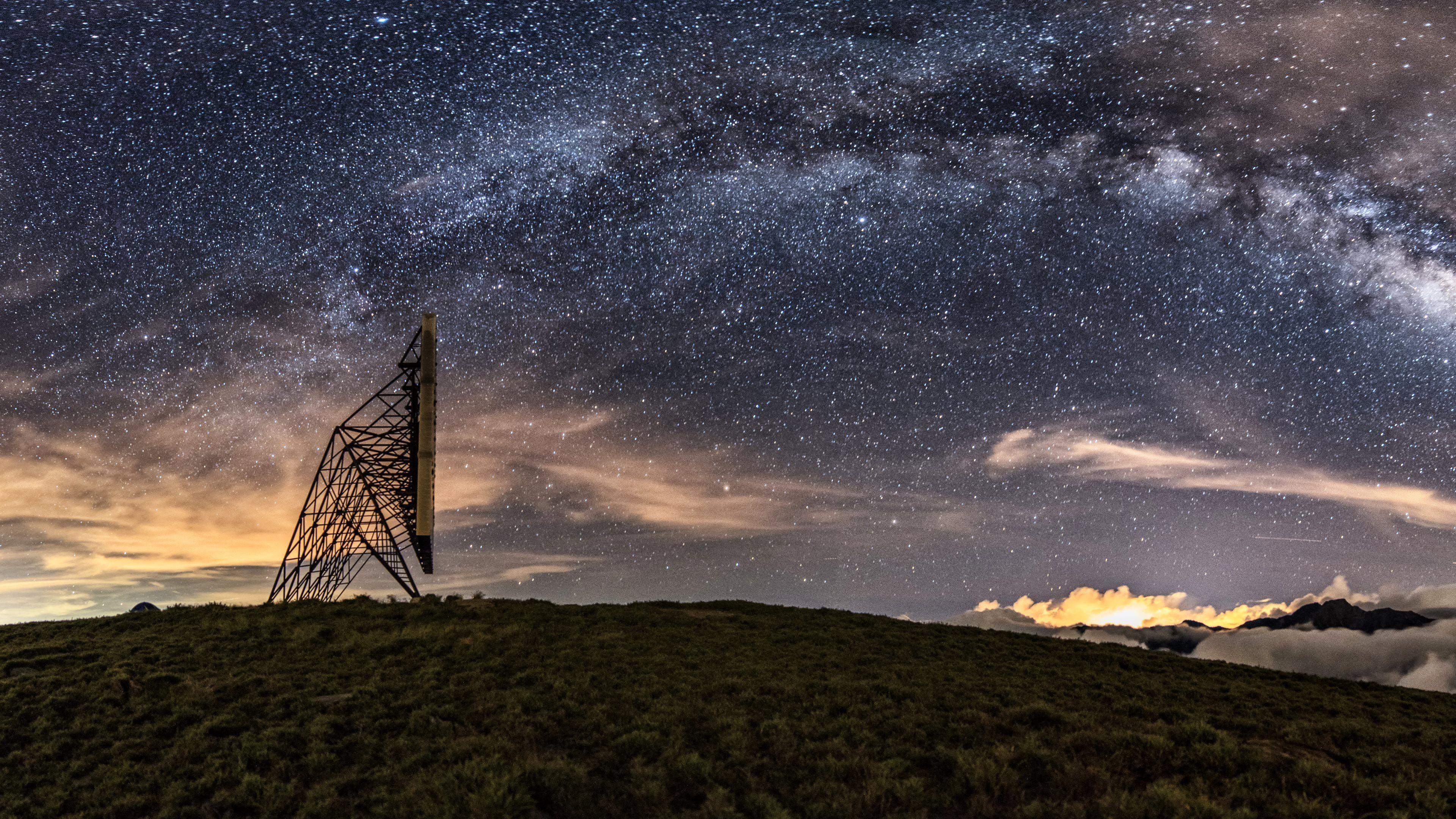 3840x2160 Night Sky Wallpaper .
