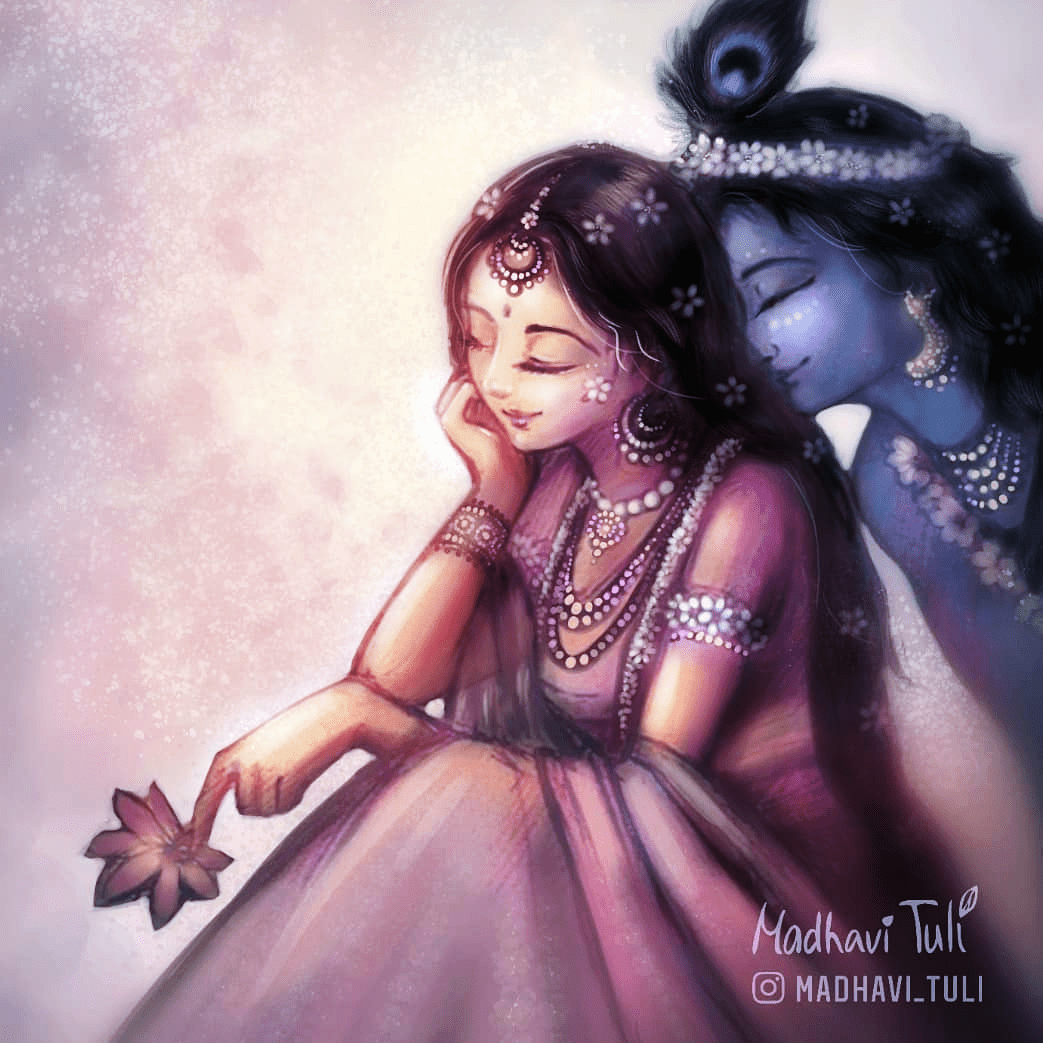 Cute Radha Krishna Wallpapers - Top Free Cute Radha Krishna Backgrounds -  WallpaperAccess