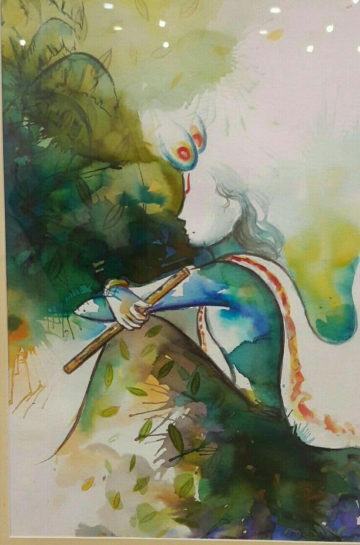 736x1114 Radha Krishna Unique Wallpaperart Deco Wallpaper.