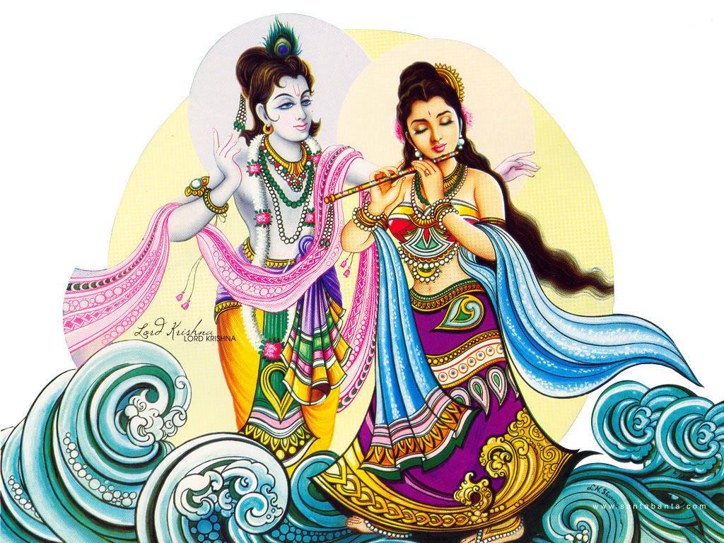 1024x768 FREE Download Radha Krishna