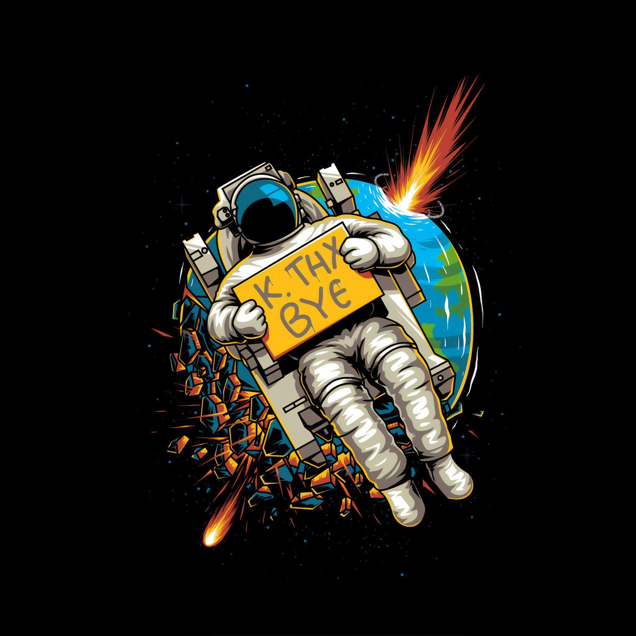 2048x2048 Astronaut Wallpaper HD .