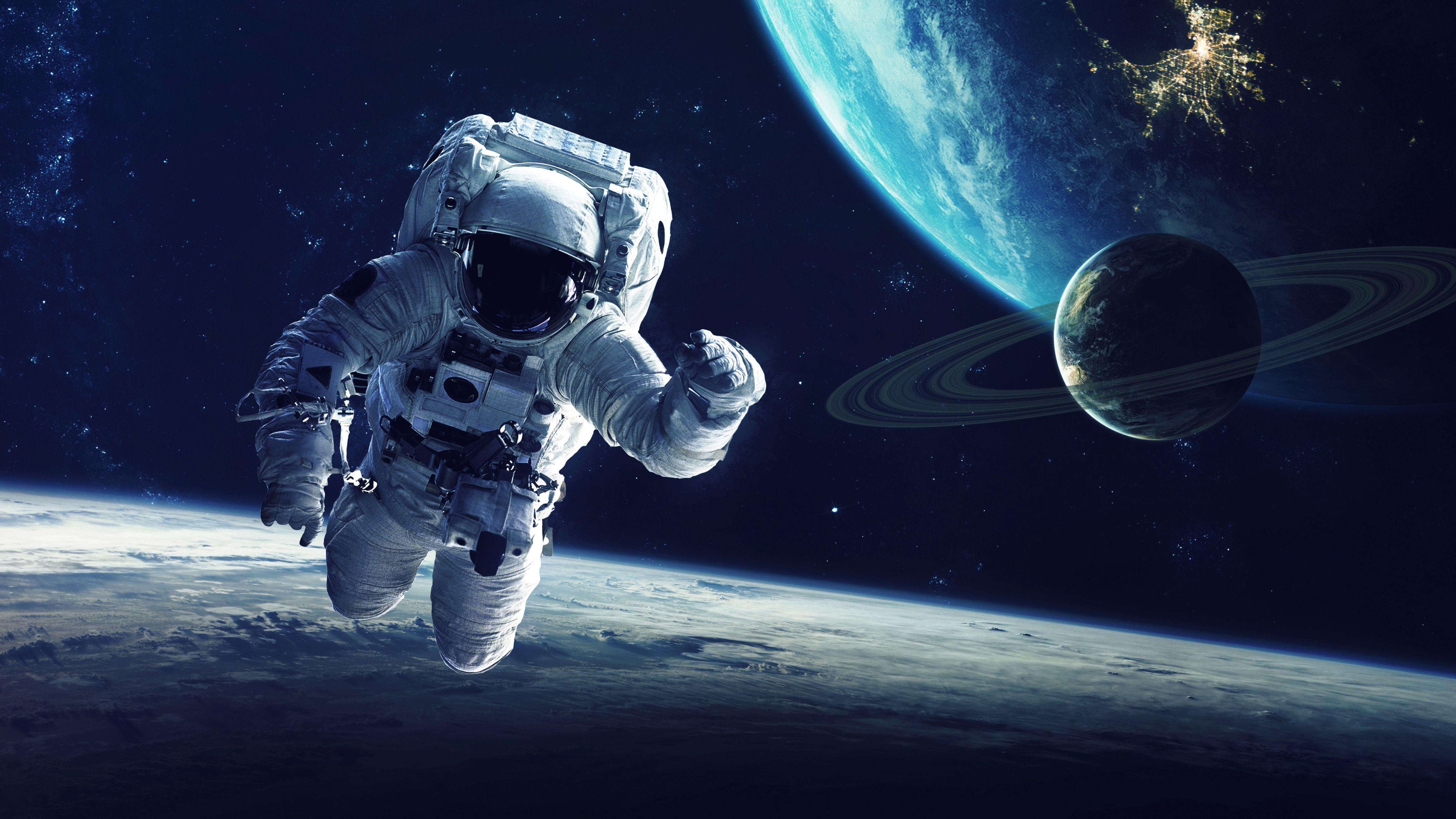 5120x2880 4k Ultra HD Astronaut Wallpaper Phone Background