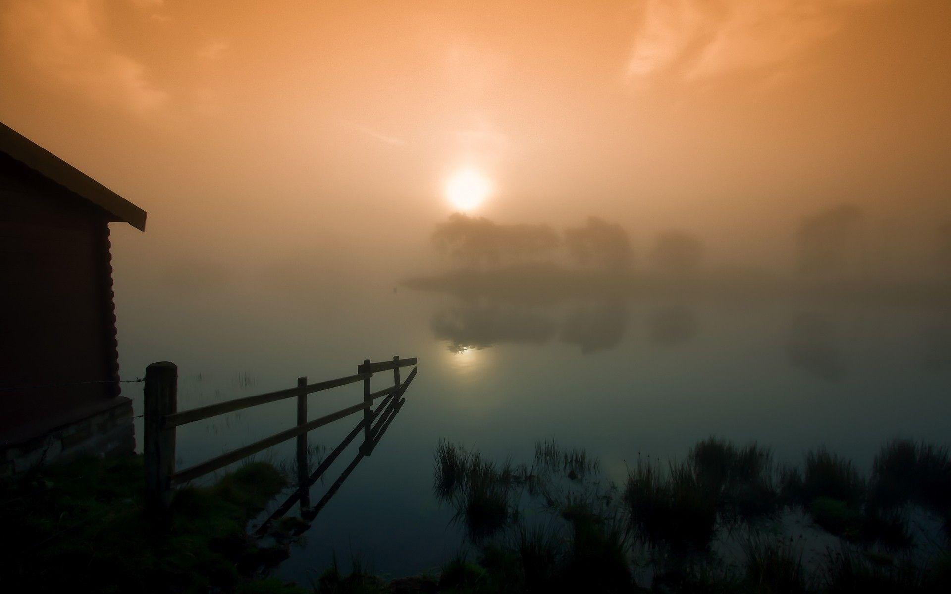 1920x1200 Foggy, Morning, River, HD, Wallpaper .