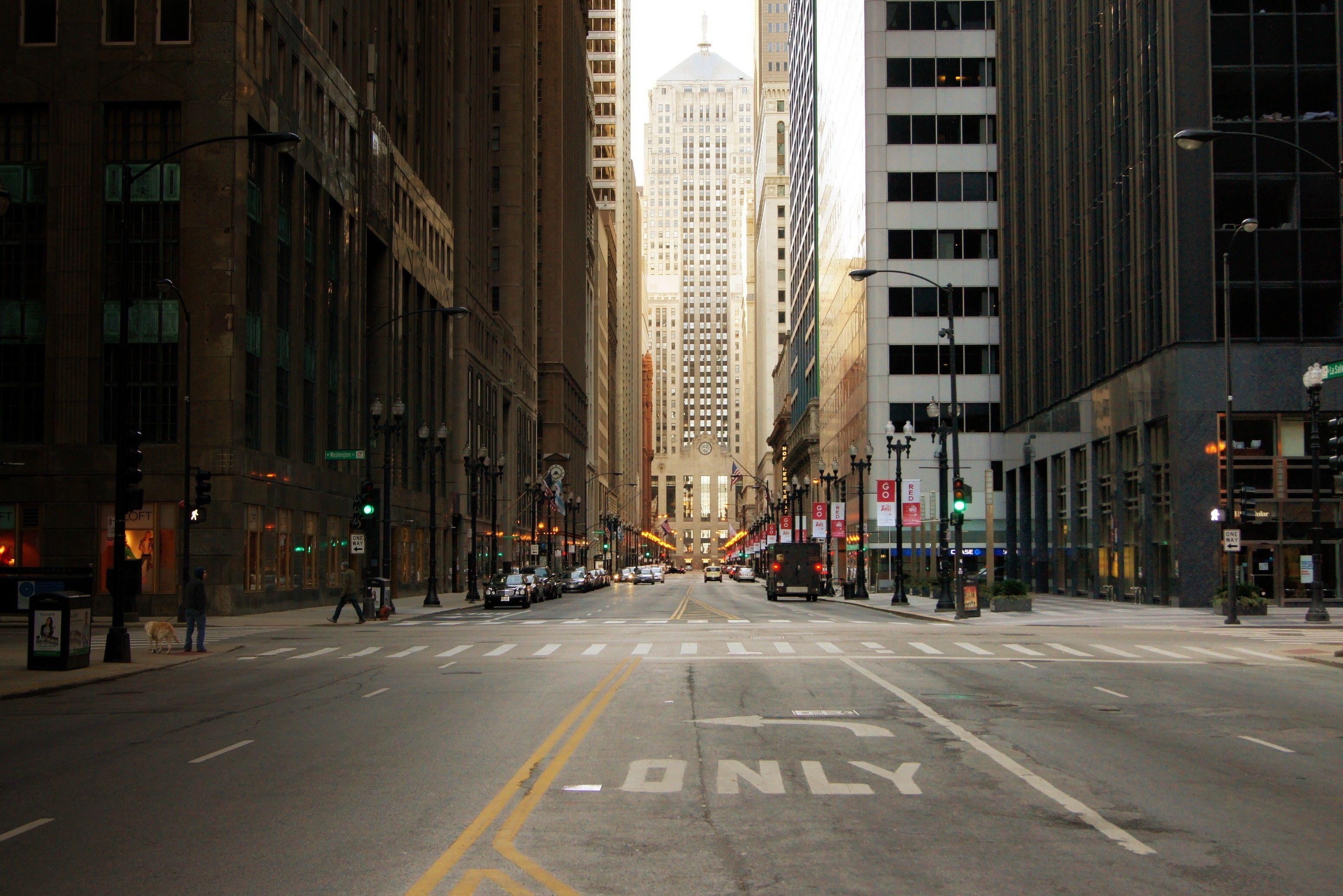 3104x2072 cityscapes, Chicago, urban, buildings, roads, streetscape, street