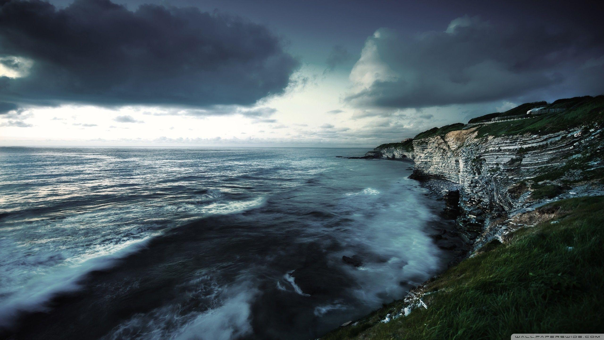 2560x1440 Stormy Weather Wallpaper HD .