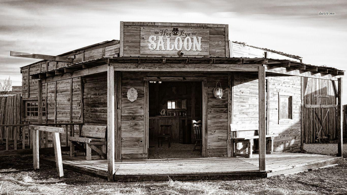 1366x768 Old west saloon, Western saloon, Wild