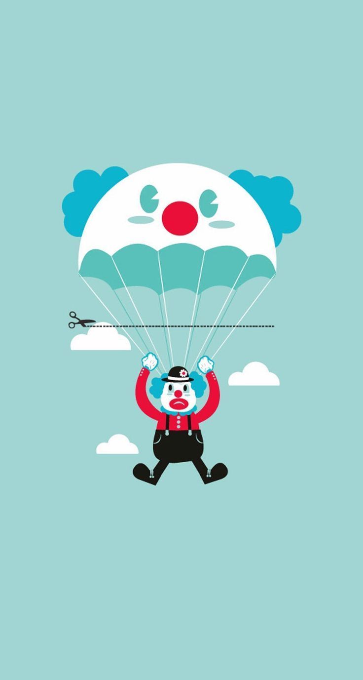 736x1377 Cute Clown Wallpaperwallpaper.dog