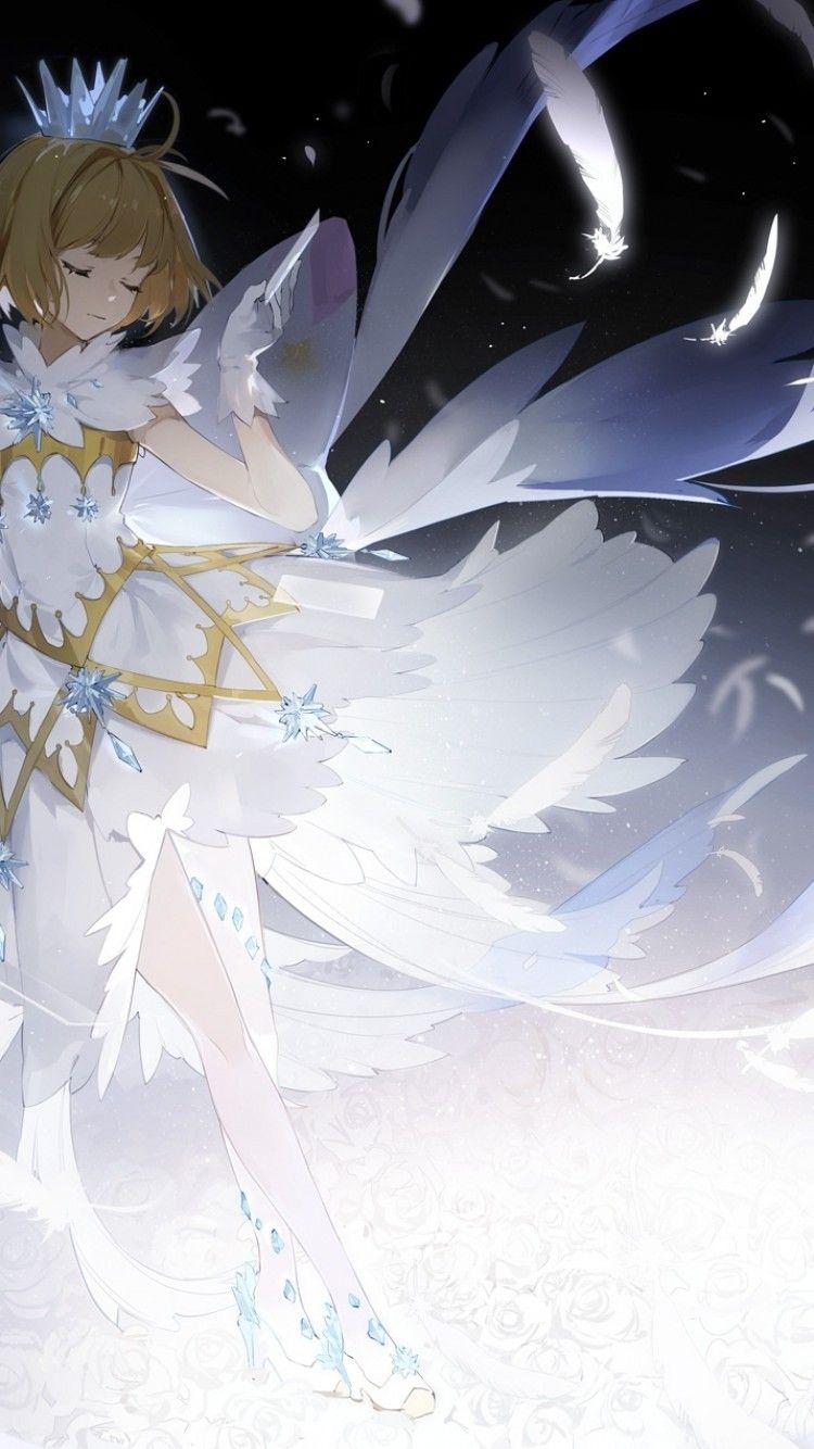 750x1334 Clear Card Hen, Feathers, Blonde .