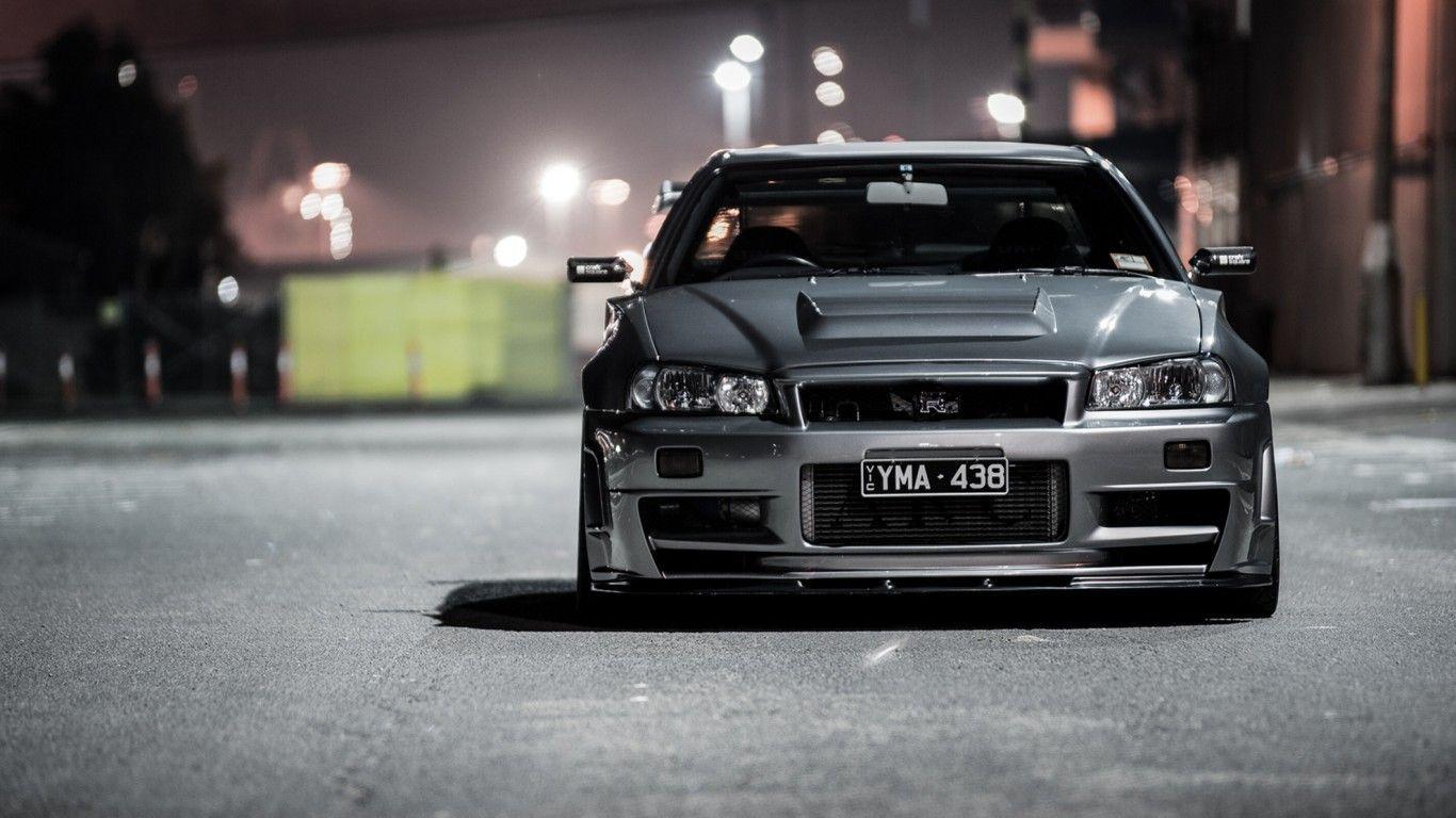 1366x768 Nissan Skyline GTR R34 Wallpaper on .