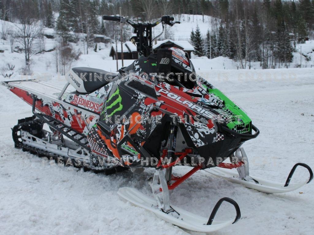 1024x768 polaris pro rmk thrill snowmobile ride funhdwallpaper.cat