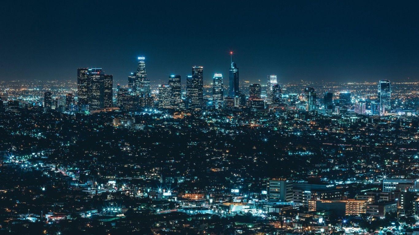 1366x768 Download 1366x768 Cityscape, Night .