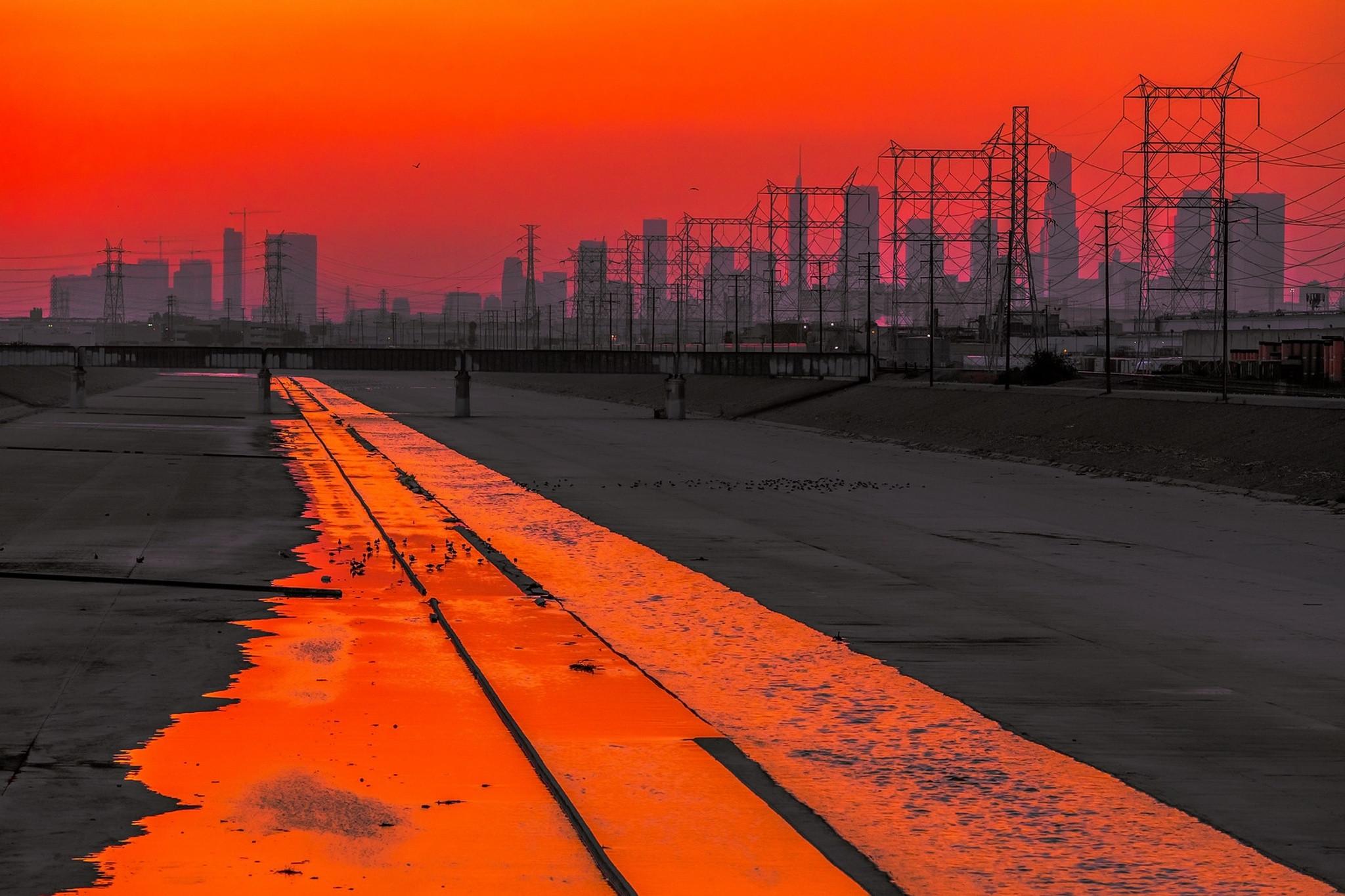 2048x1366 Los Angeles City HD Laptop .