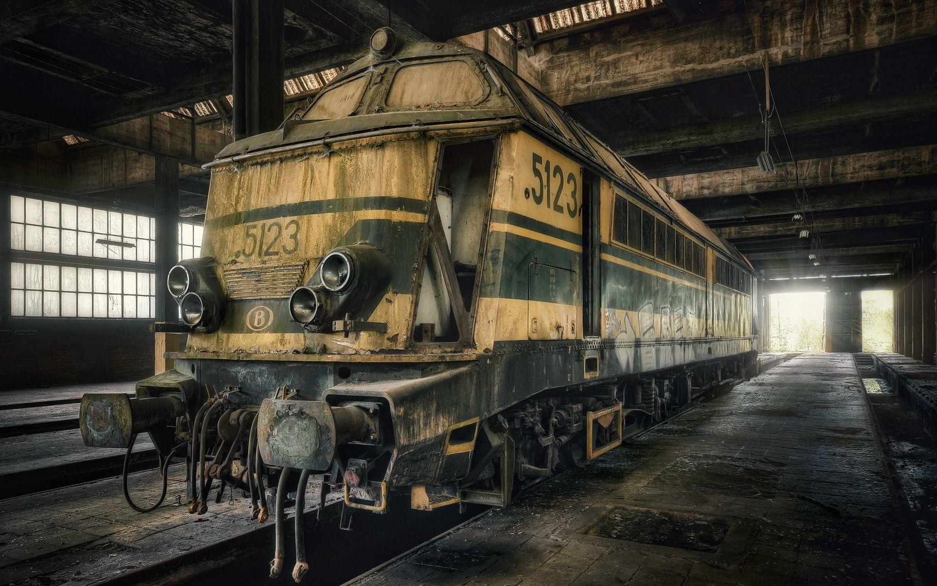 1920x1200 Dusty Old Train Art, HD Artist, 4k .
