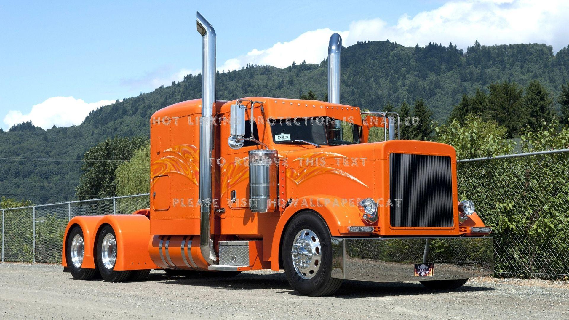 1920x1080 Peterbilt Mountain Truck Transport Cars .