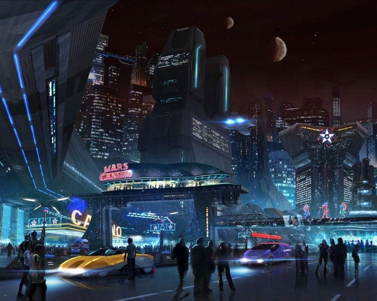 1280x1024 Download 1280x1024 Futuristic City .