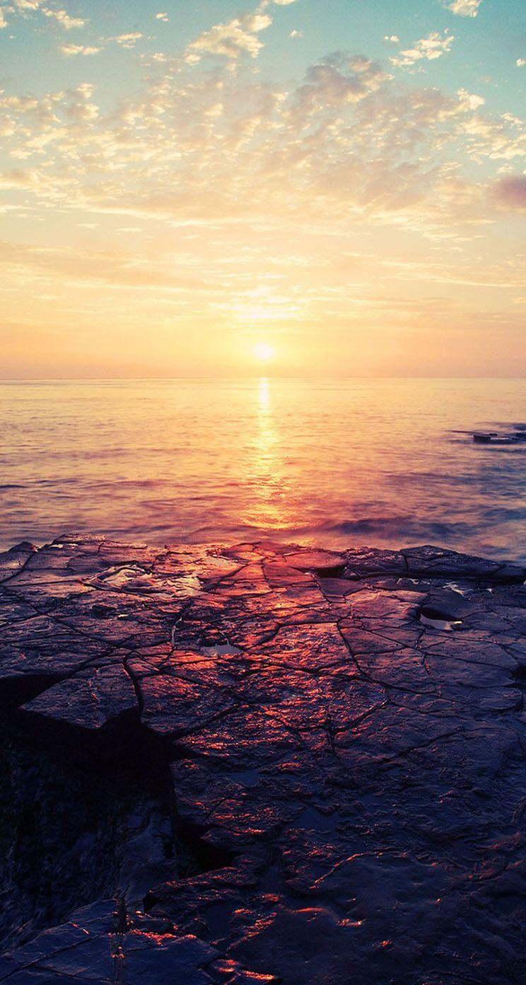 744x1392 Beach Sunrise Wallpaper iPhone .