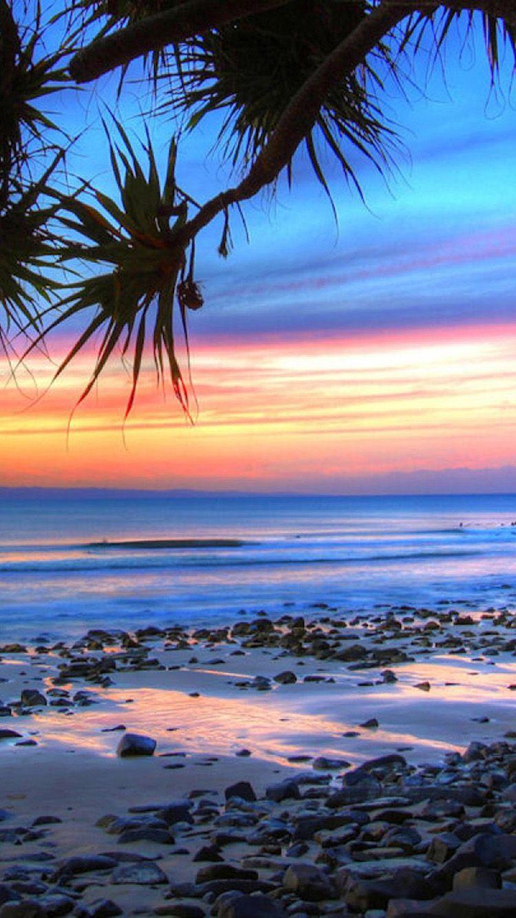 750x1334 iPhone 6 Pretty Beach
