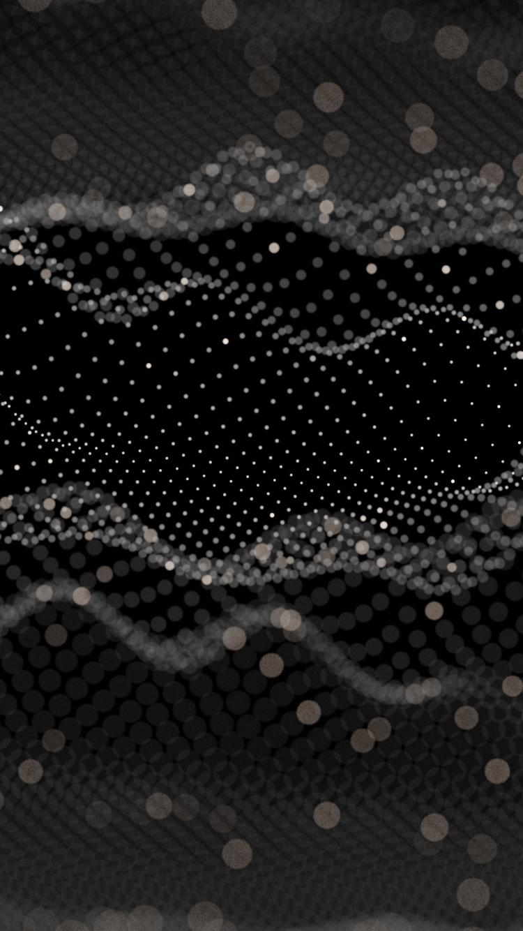 750x1334 Black Dots iPhone iPhone 6S .