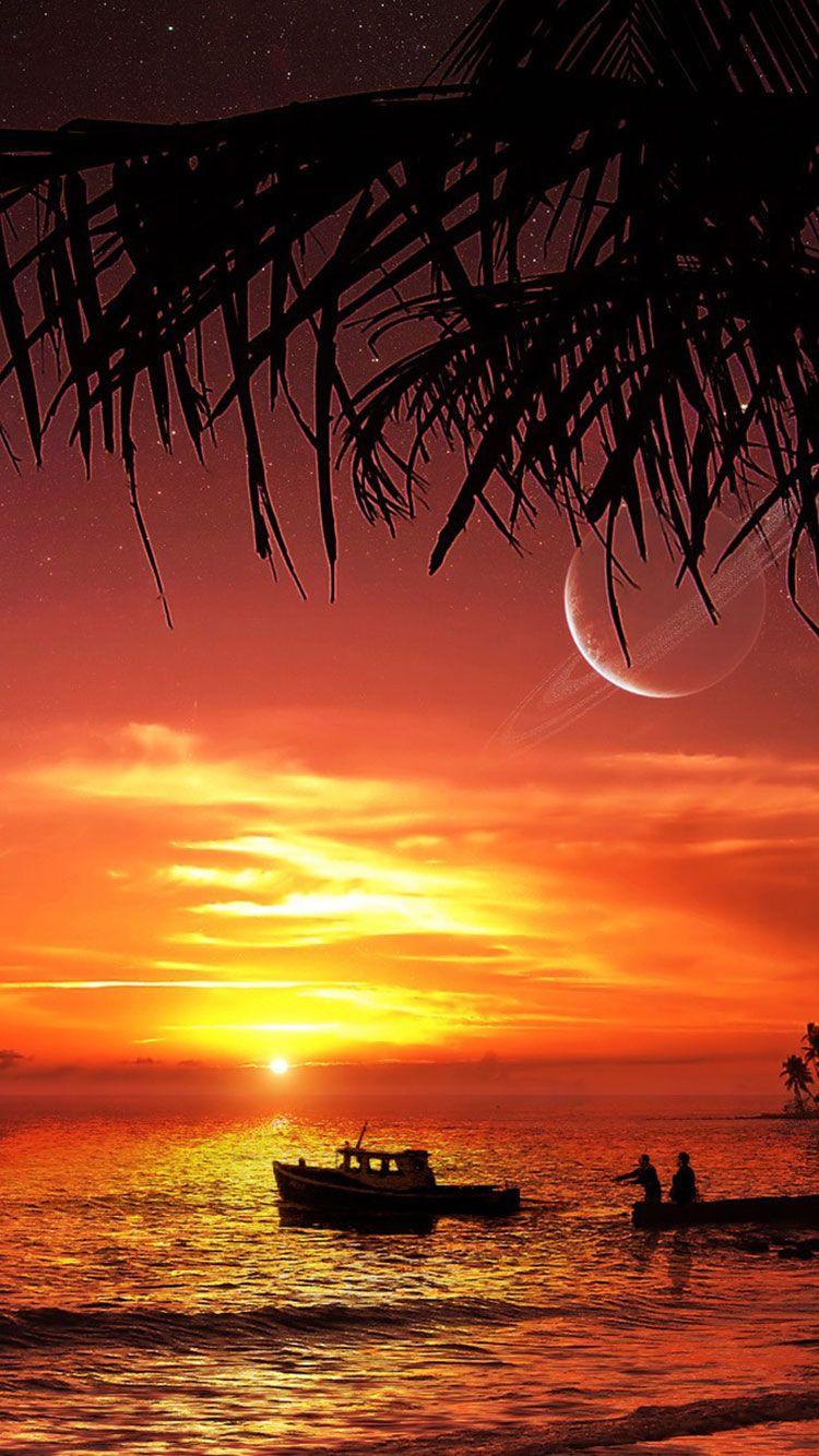 750x1334 iPhone Wallpaper Beach