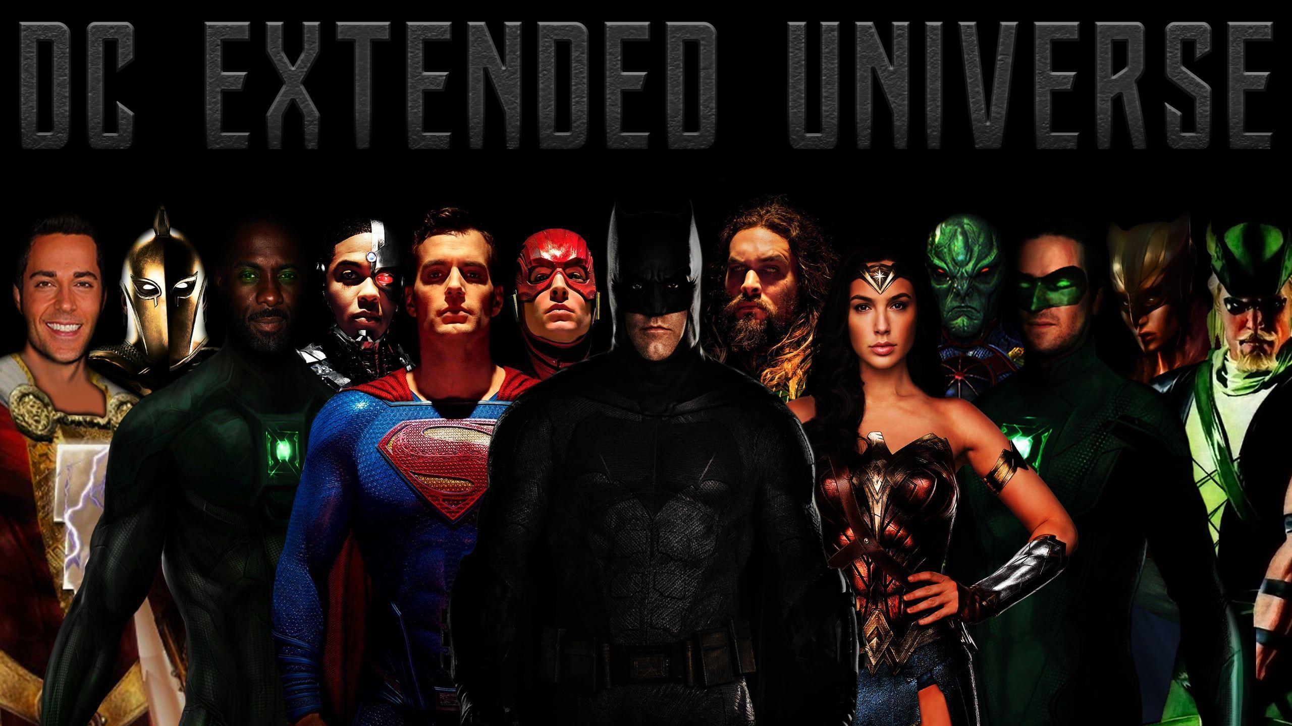 2560x1440 DC Extended Universe Heroes