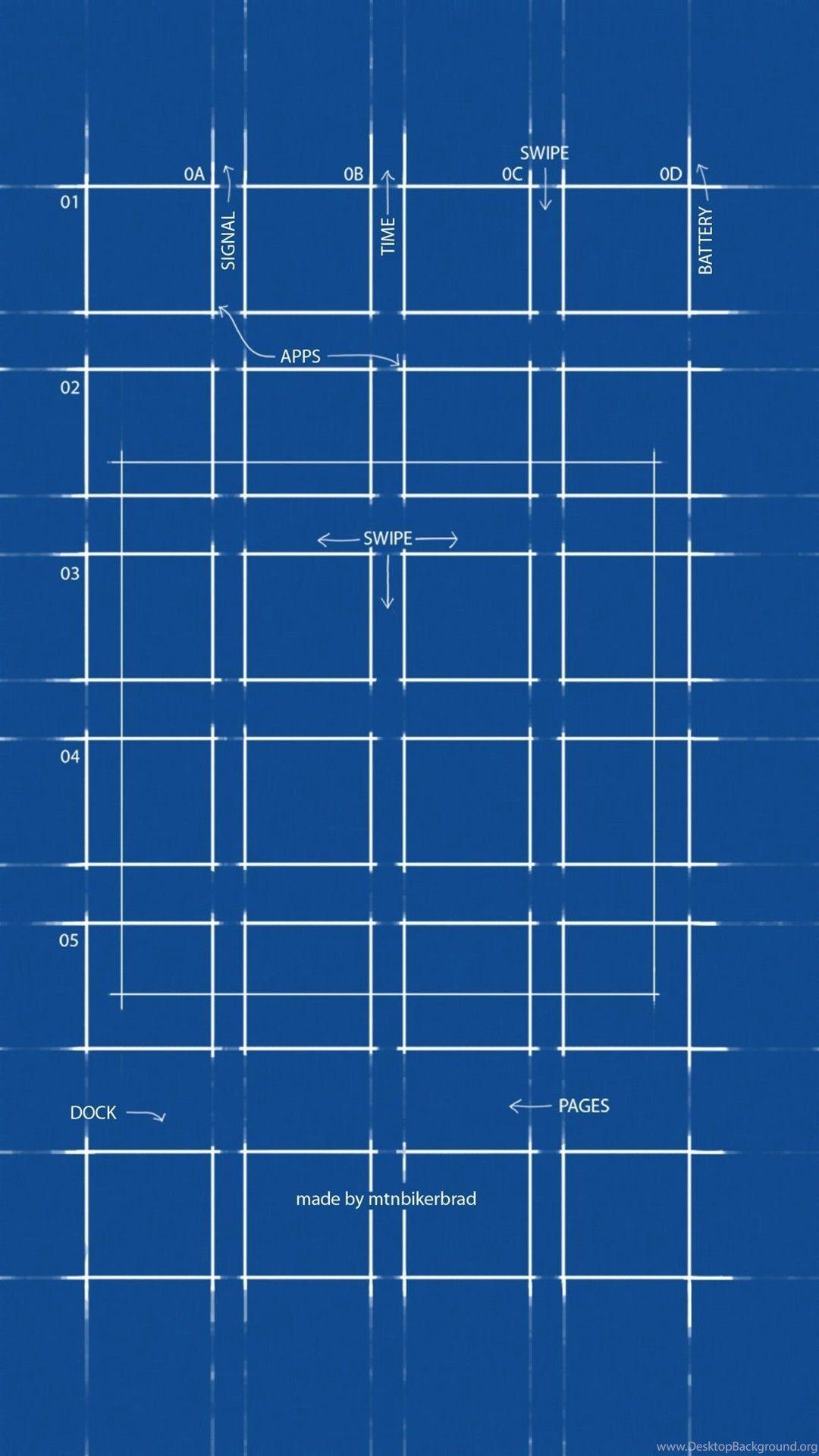 app grid wallpaper