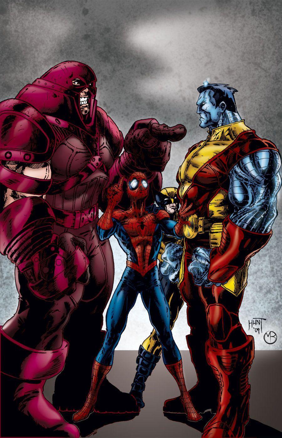 900x1399 Juggernaut vs Colossus by MarcBourcier .com