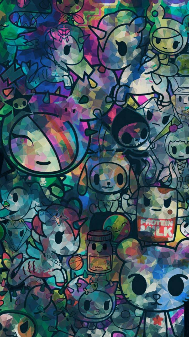720x1280 Tokidoki Mash 15 wallpaper by .