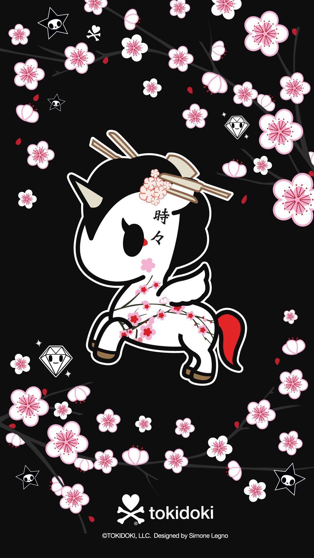 1080x1920 Sakura Wallpaper. Tokidoki unicorno .com