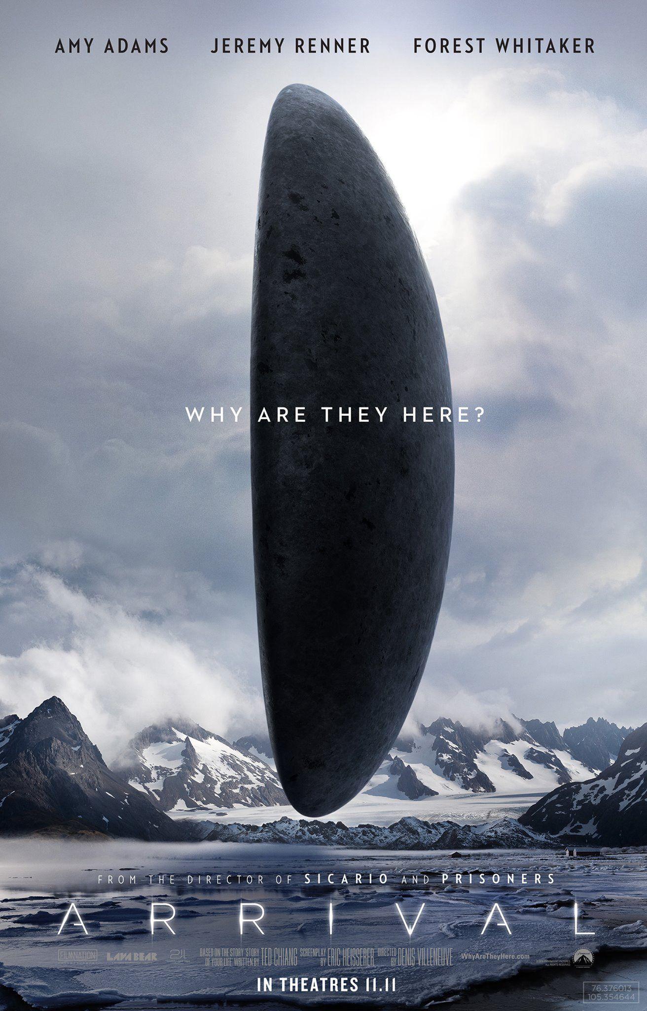 1312x2048 Arrival Movie Poster 2016 .