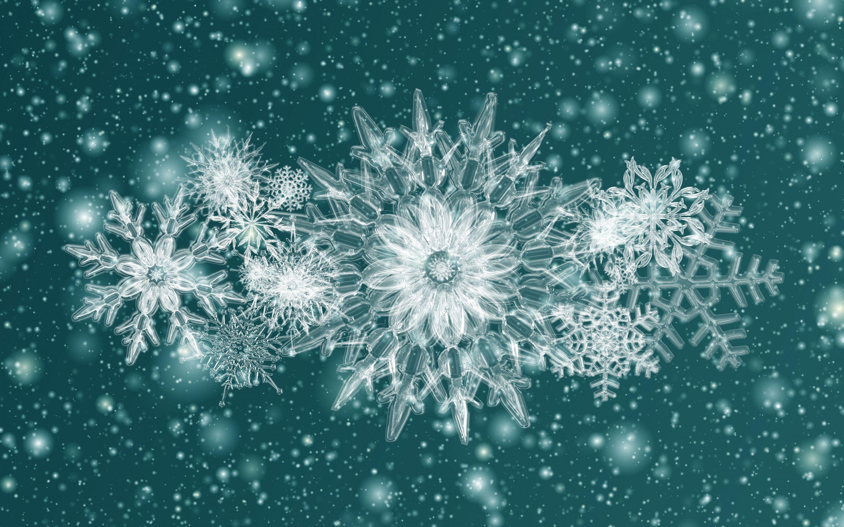 2880x1800 snowflakes, texture .
