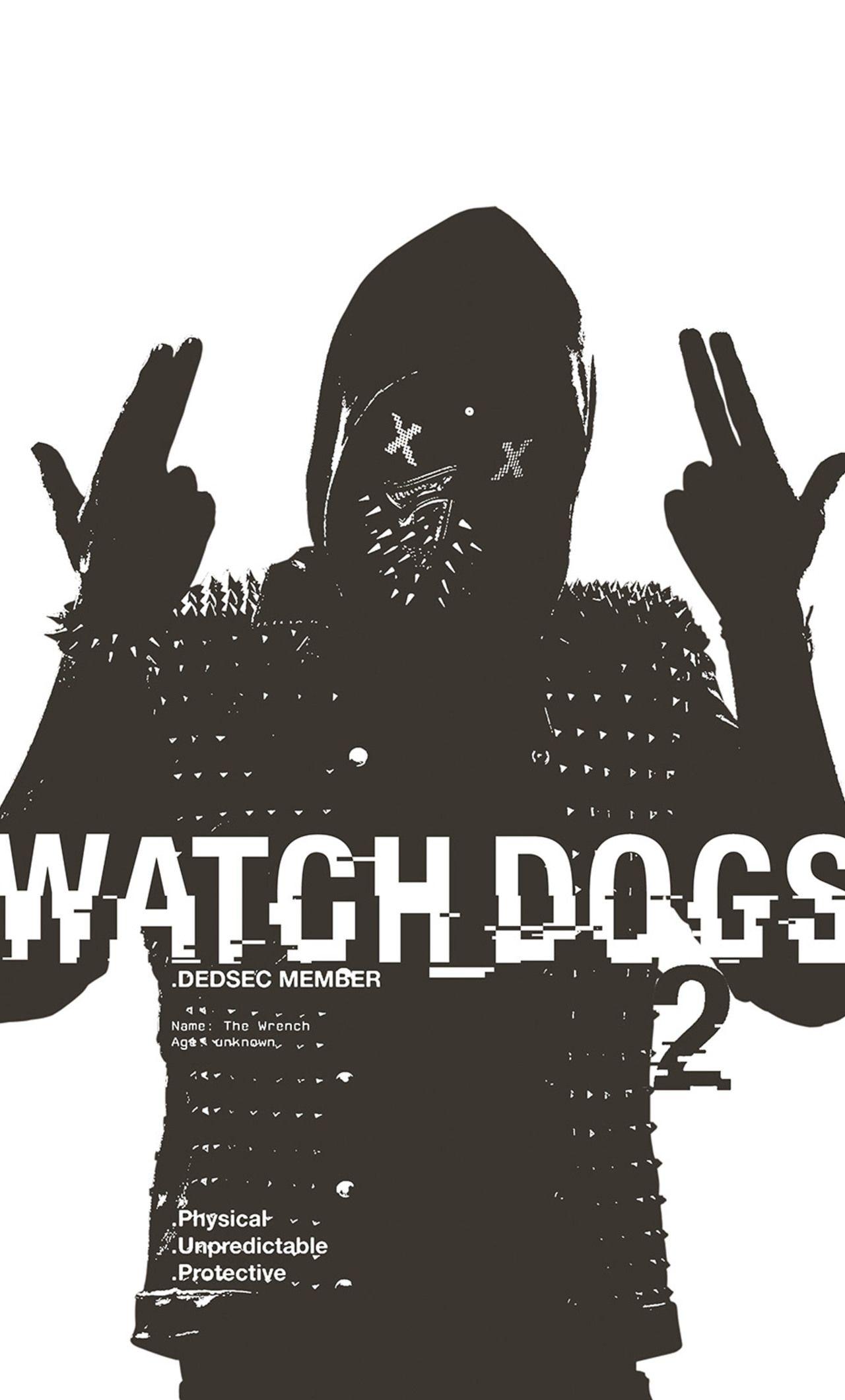 1280x2120 Watch Dogs 2 Wallpaper iPhone Wrench .itl.cat