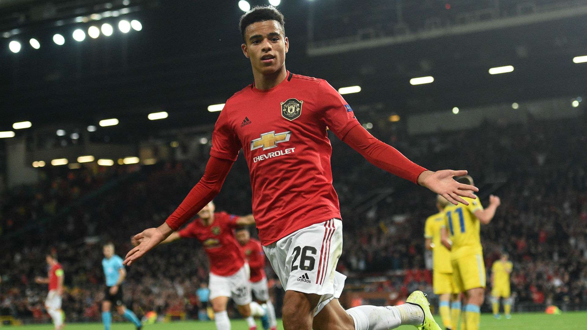 1920x1080 Mason Greenwood becomes first Man Utd scorer born after 2000. Goal.com US