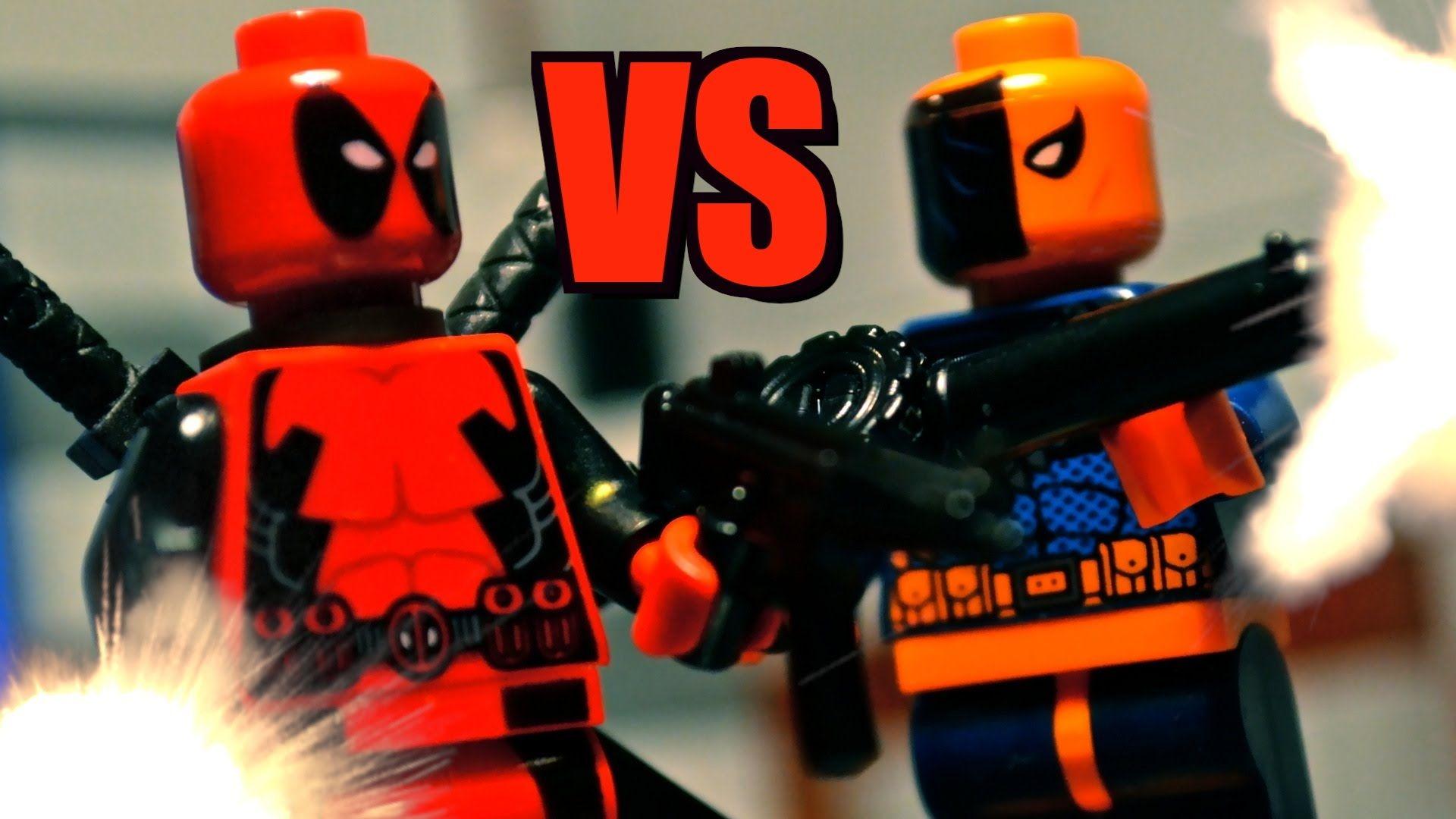 1920x1080 Lego Deadpool vs Deathstroke