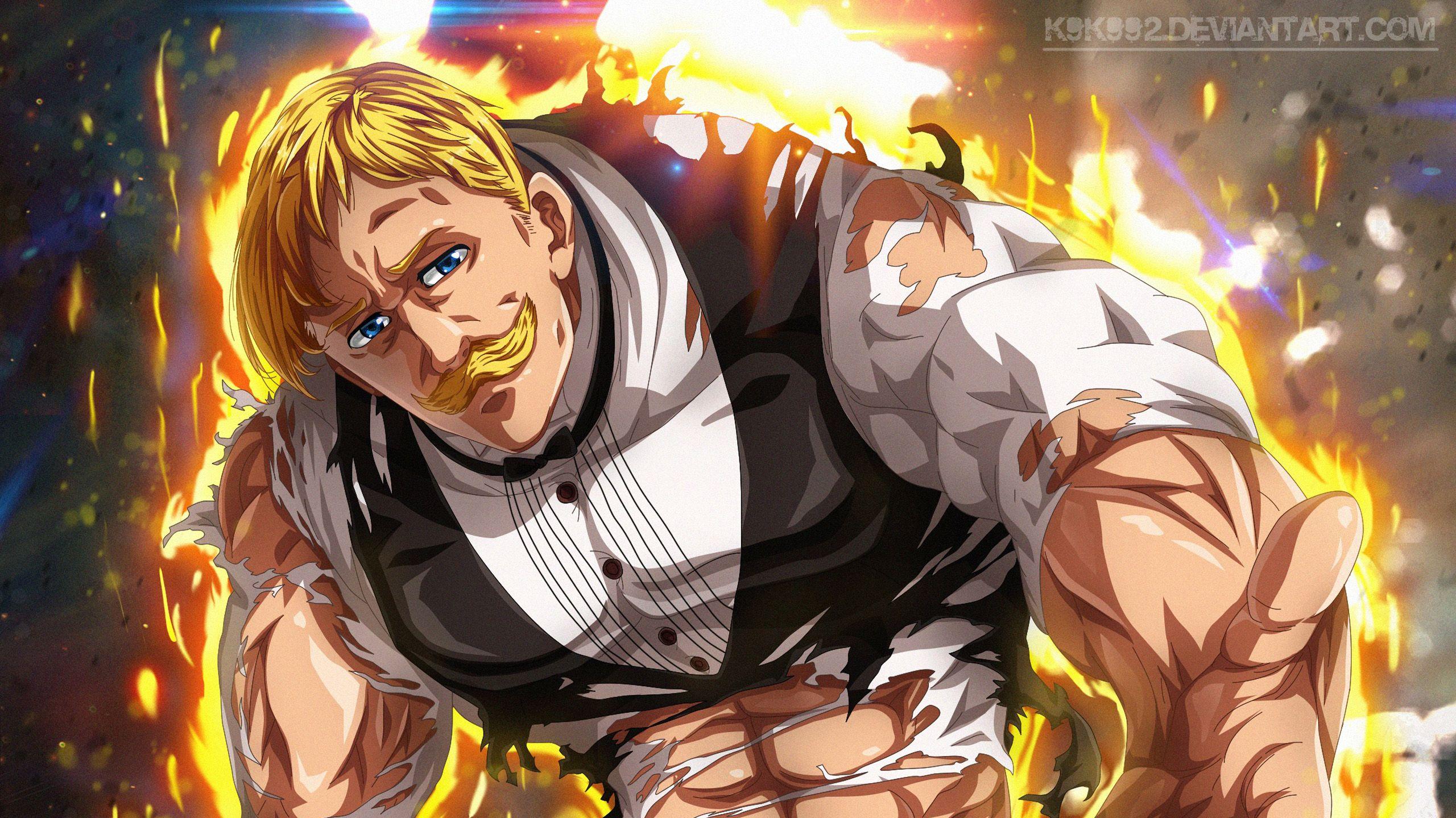 2560x1440 Blonde Escanor HD The Seven Deadly Sins .hdwallpaper.in