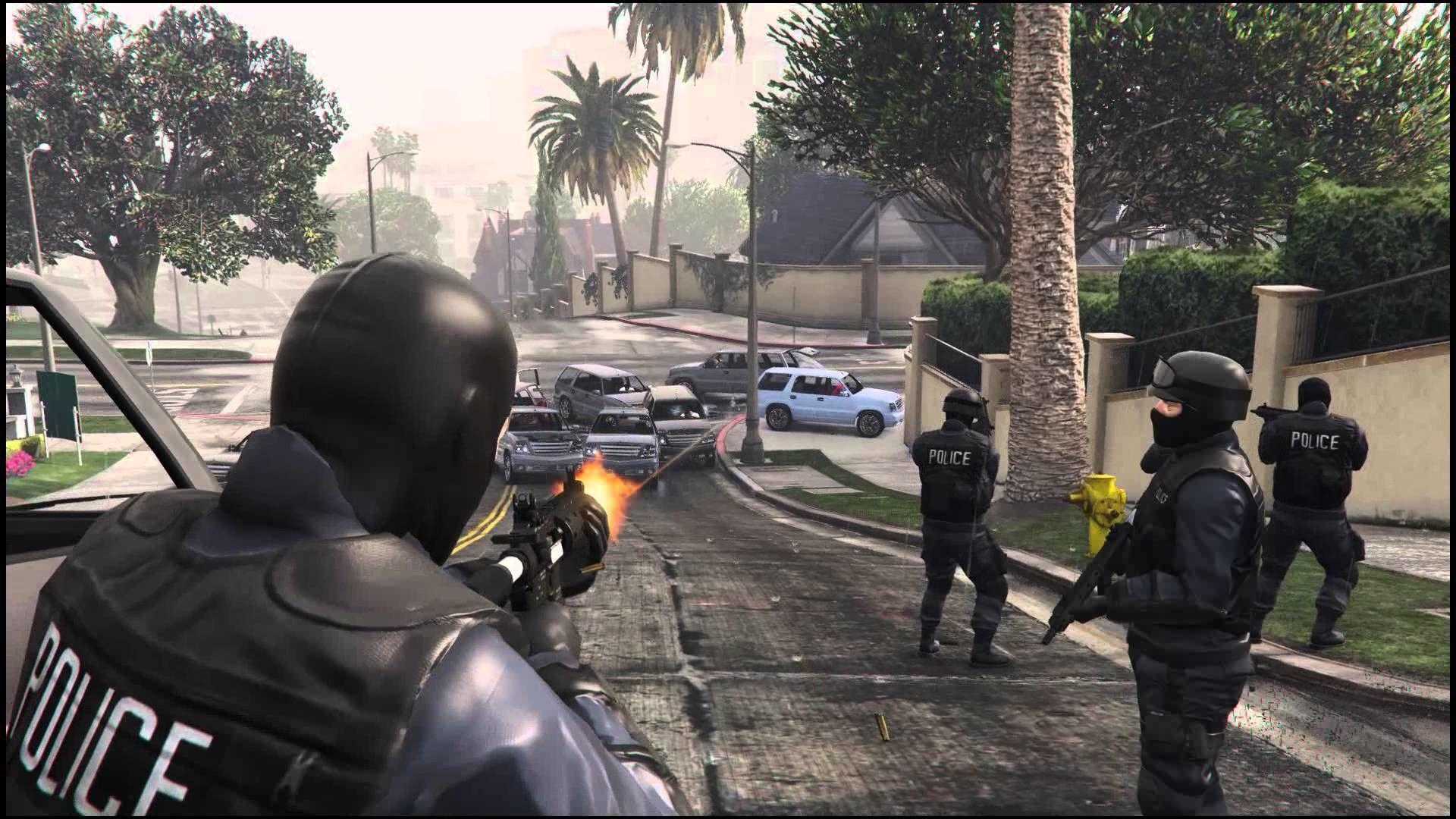 1920x1080 GTA 5 Police Wallpaperwallpaper.dog