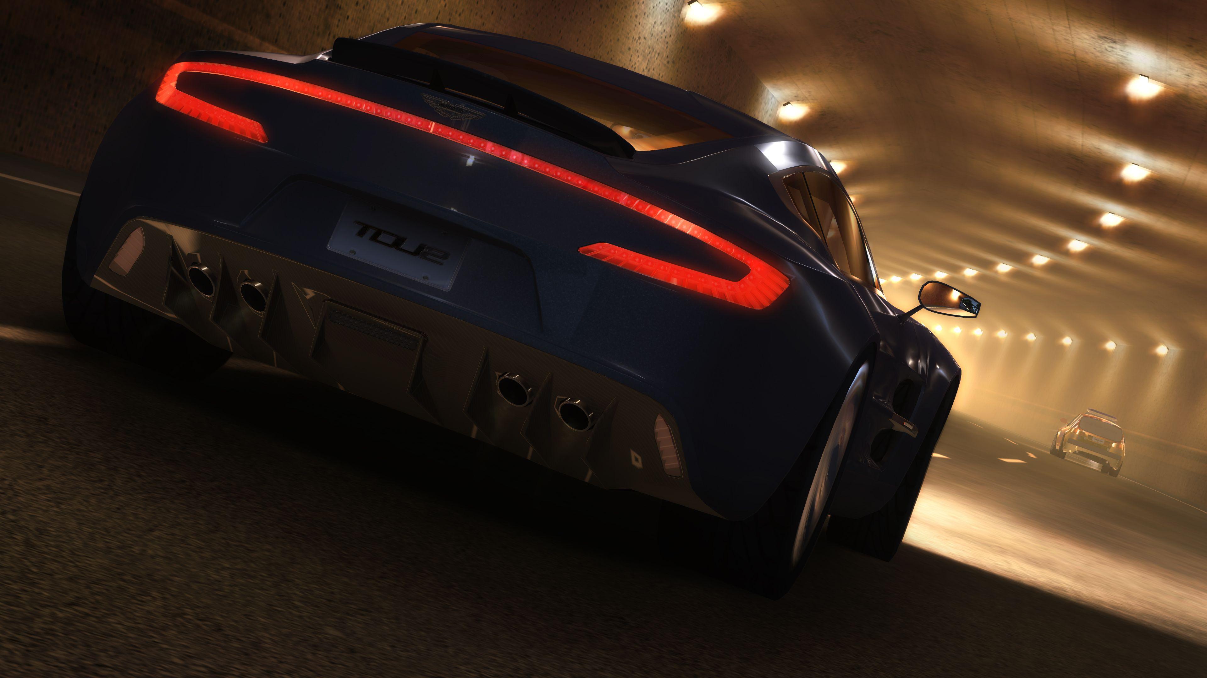 3840x2160 Aston Martin One 77 Silver wallpaper .