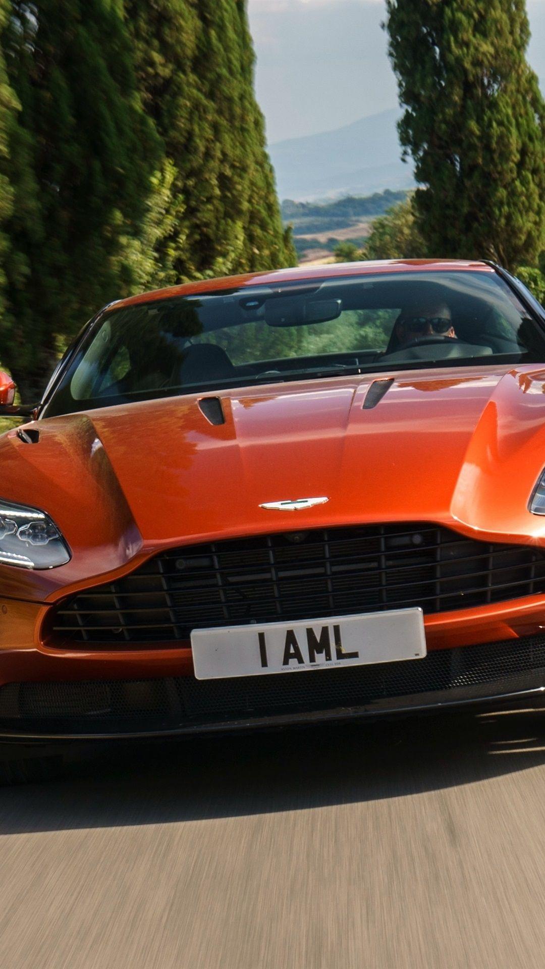 1080x1920 Aston Martin DB11 Orange Supercar Front .best