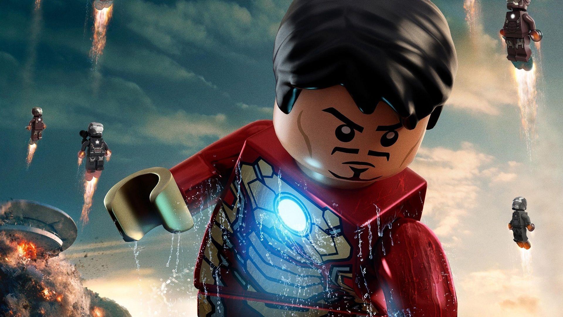 1920x1080 Lego, Iron Man Figures, Marvel .