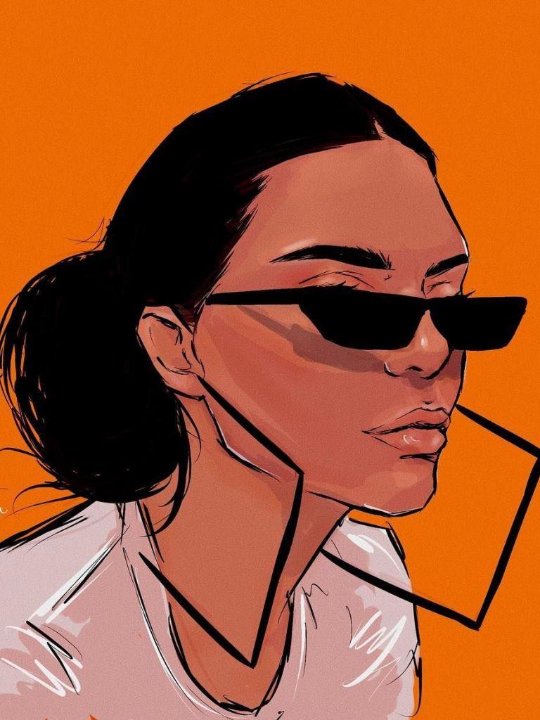 768x1024 Kendall Jenner 2020 Poster Wallpaper .