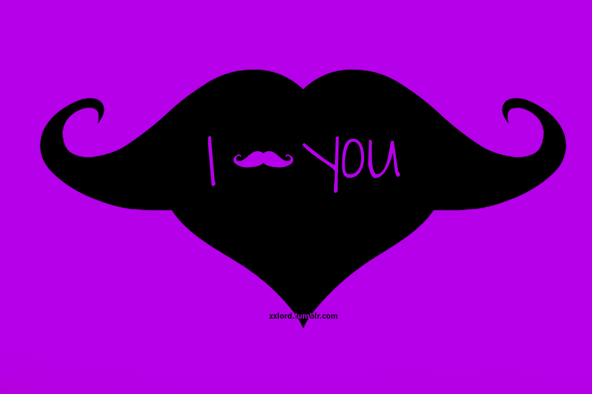 1200x800 Galaxy Mustache Wallpaper