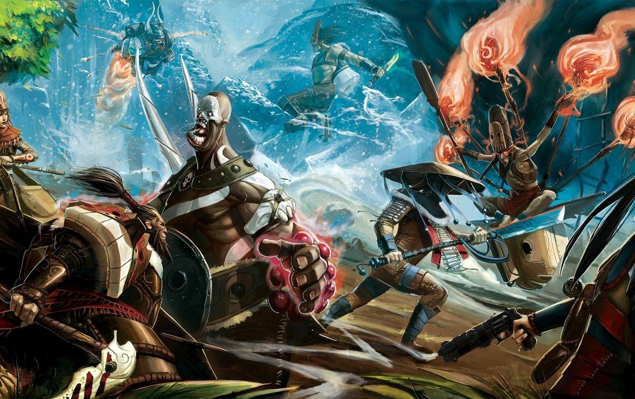 1280x804 Bloodline: Champions wallpaper .