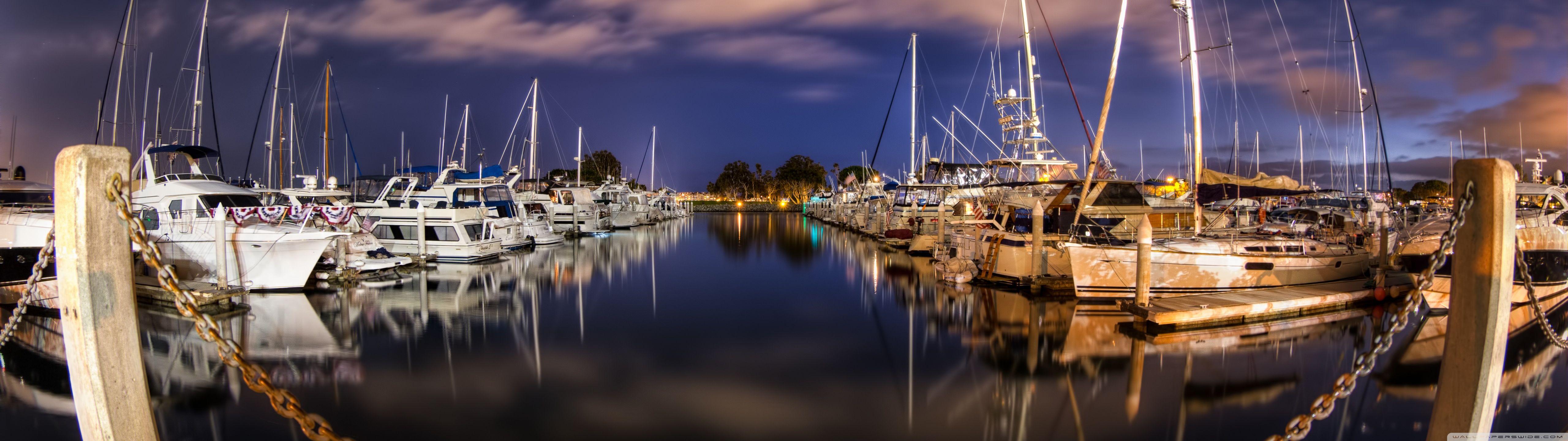 5120x1440 Calm Harbor ❤ 4K HD Desktop Wallpaper for 4K Ultra HD TV • Wide