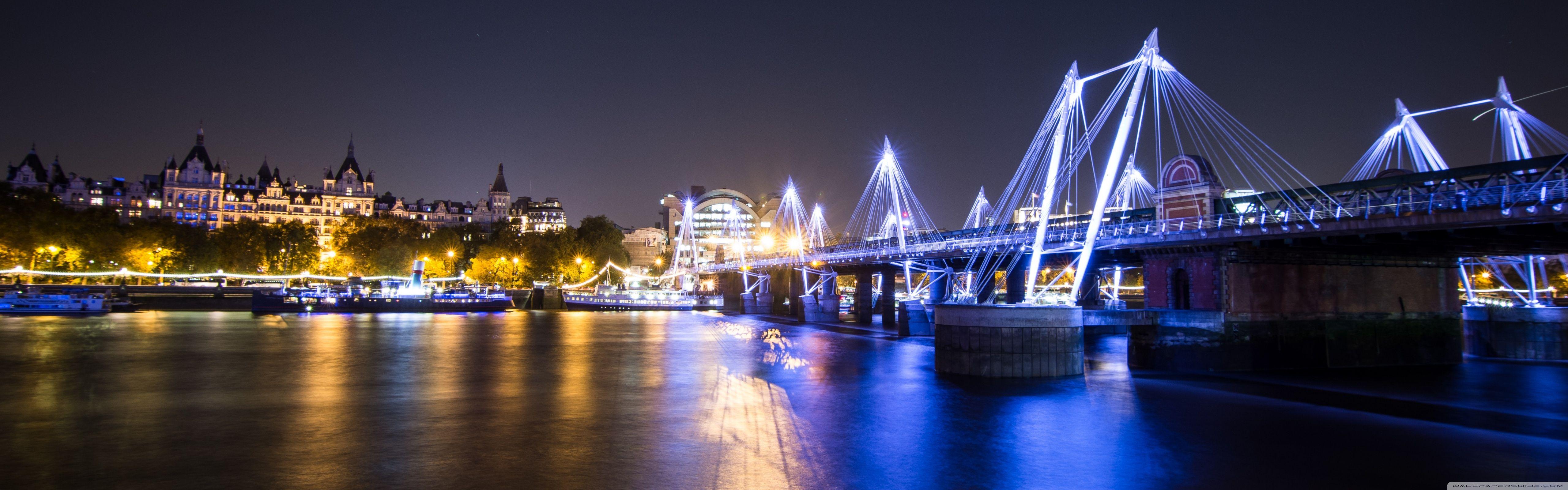 5120x1600 London Night ❤ 4K HD Desktop Wallpaper for 4K Ultra HD TV • Wide