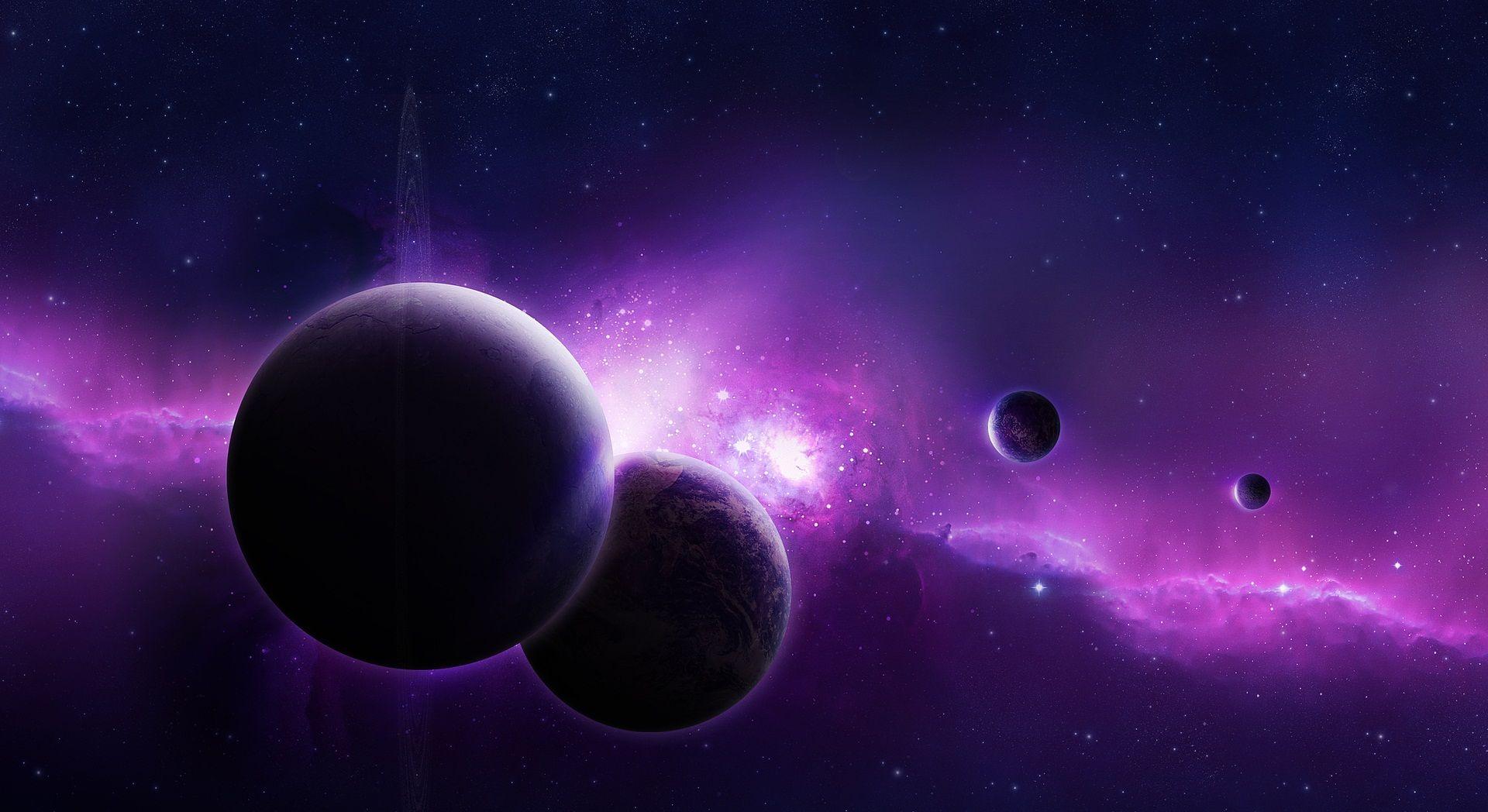 1920x1048 Purple Galaxy Wallpaper HD On .