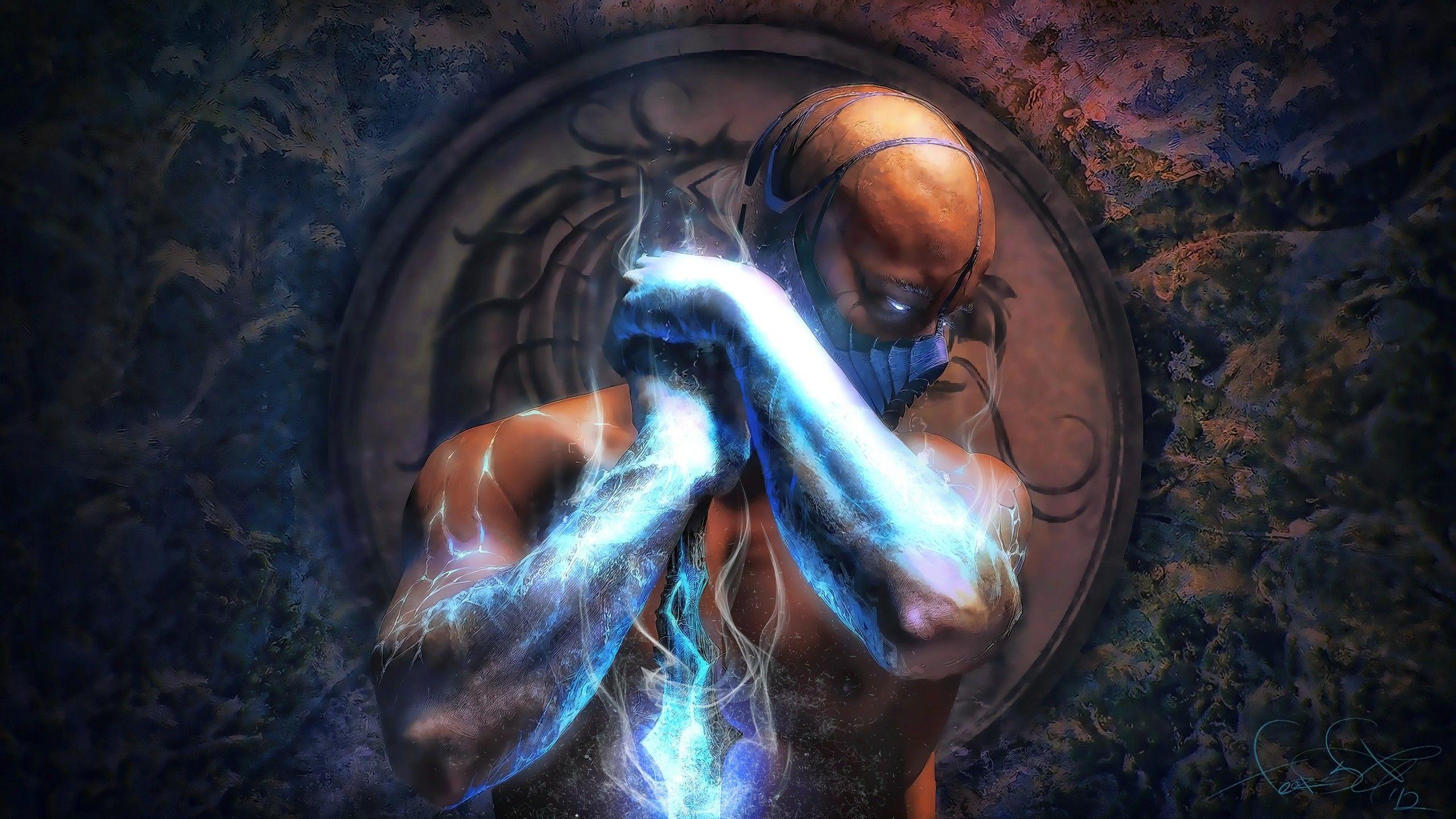 2560x1440 Wallpaper MORTAL KOMBAT X, SUB ZERO, 4K .