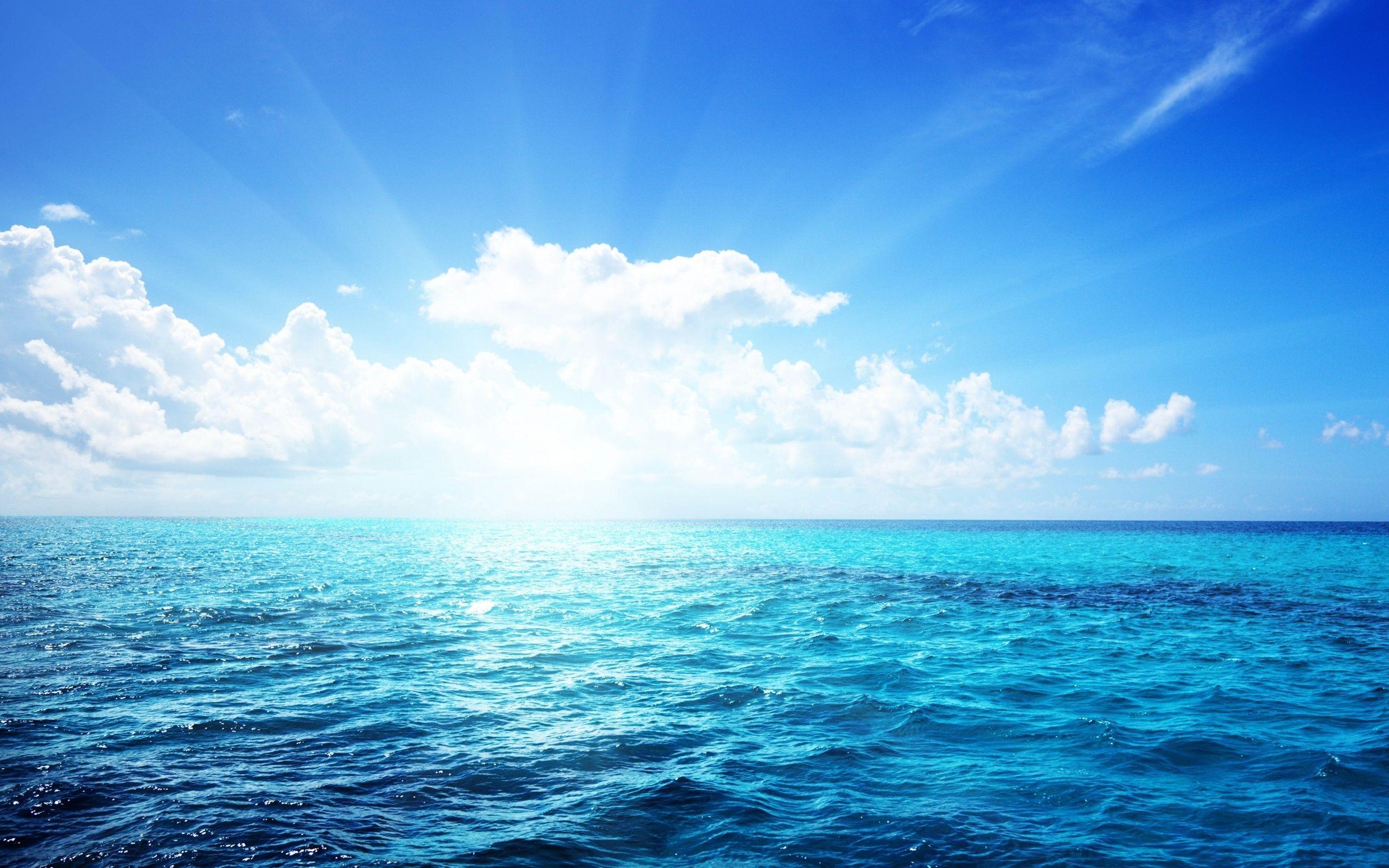 2560x1600 Ocean Clouds -