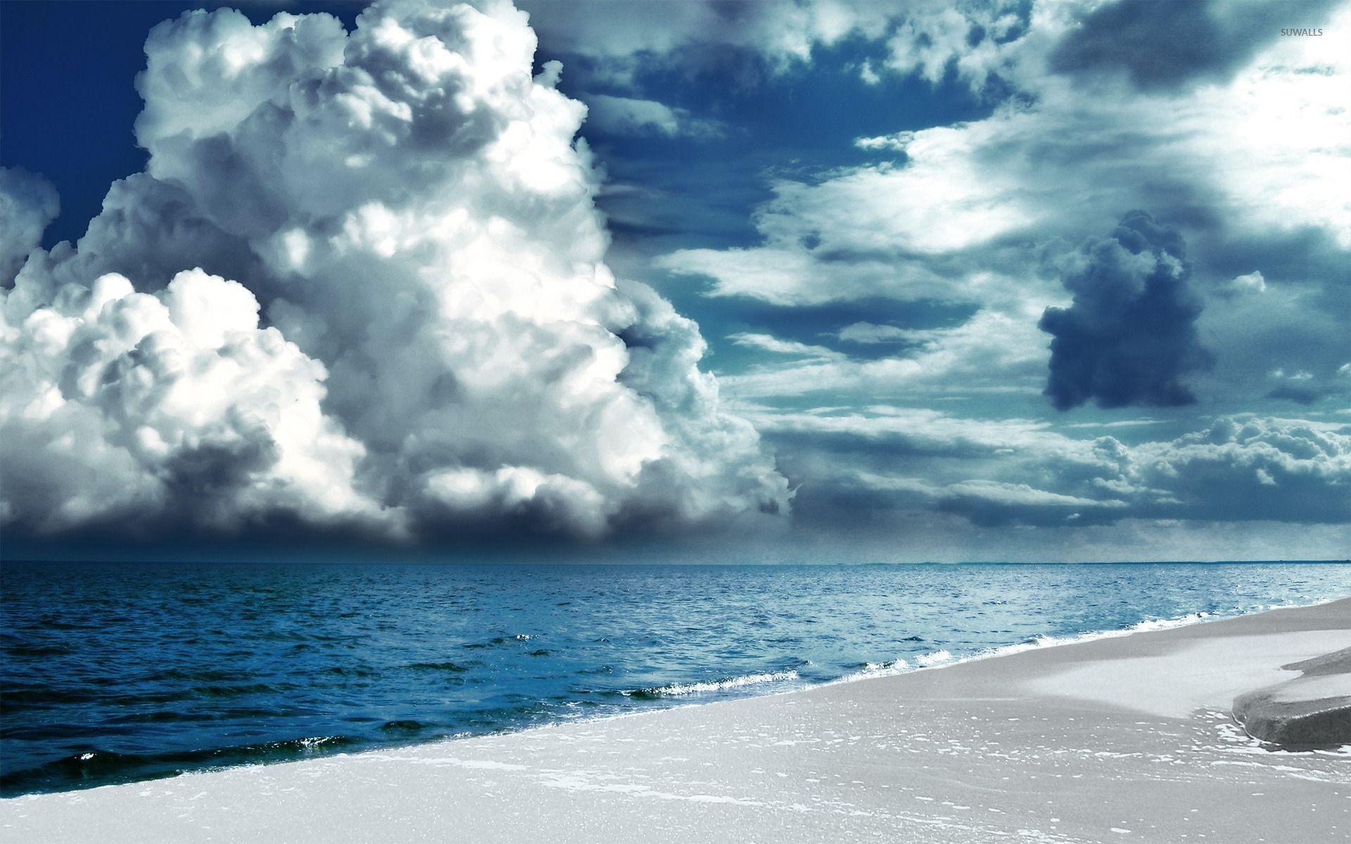 Beach Clouds Wallpapers - Top Free Beach Clouds Backgrounds ...