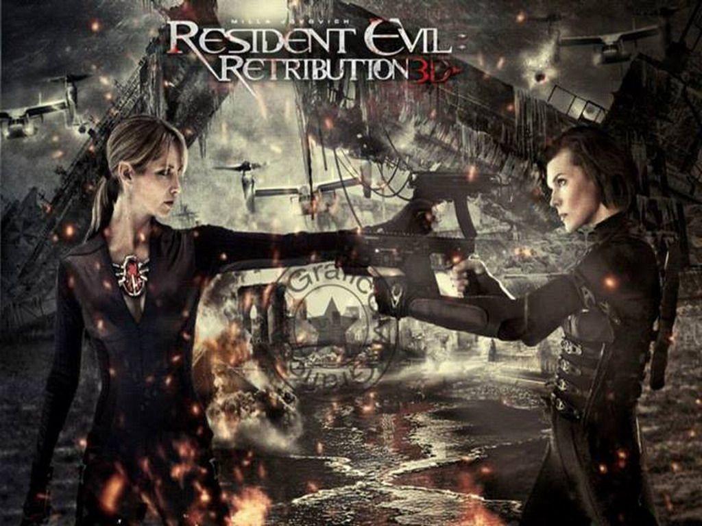 1024x768 Resident Evil Retribution wallpaper .id.