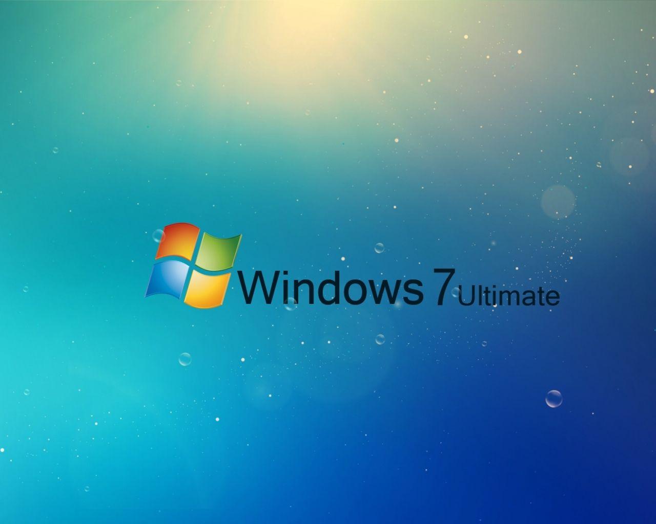 1280x1024 Windows 7 Ultimate Wallpaper .